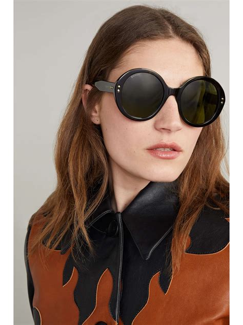 gucci sunglasses circle|gucci circular sunglasses.